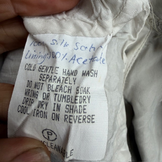 2000s vintage / RJC / silk dress / 10 / made in nz (3909294013499897088)