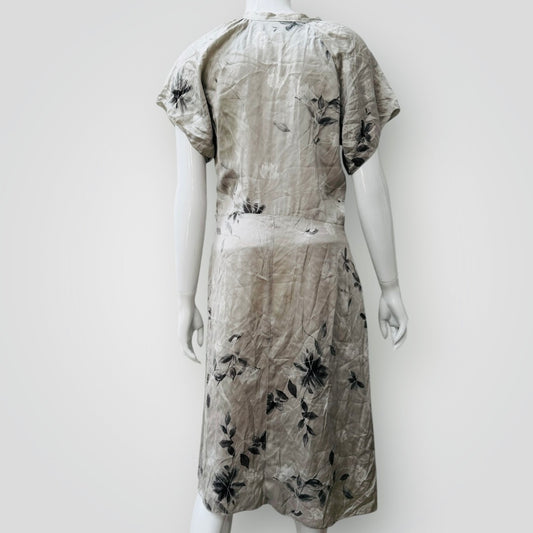 2000s vintage / RJC / silk dress / 10 / made in nz (3909314191451464975)