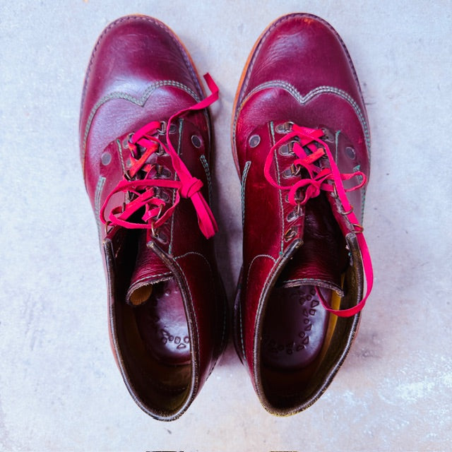 1990s vintage / LAST FOOTWEAR CO / handmade leather boots / made in nz / 42-43 (3909391666143450721)