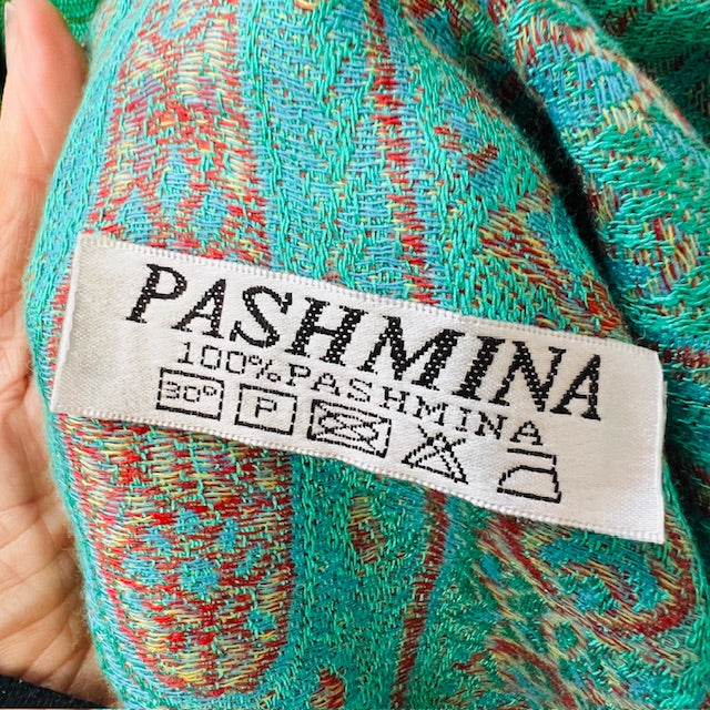 green PASHMINA scarf (3910606636516987908)