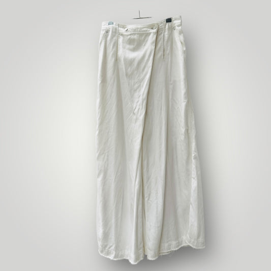SASS + BIDE / 'fiesta barcelona' wide white pants with x-waist / 40 (3911149153965098776)