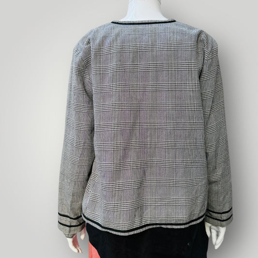 1980s vintage / NEWPORT / houndstooth jacket / made in nz / 16 (3911289373896439559)