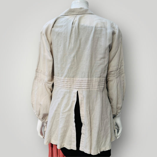 TRELISE COOPER / cairo linen jacket / s (3911289382557814207)