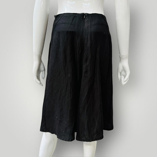 1990s vintage / ROSMANN / linen skirt / 10 / made in nz (3911741632897398354)