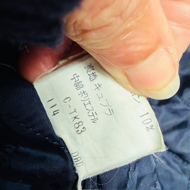 1960s vintage / THE SCOTCH HOUSE / navy wool duffel coat / m (3912319723113279300)