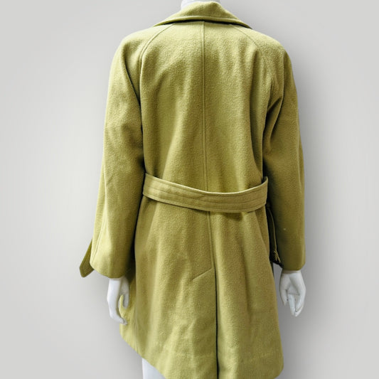 1960s vintage / DAWNRAE / green wool coat / s (3912319960378005453)