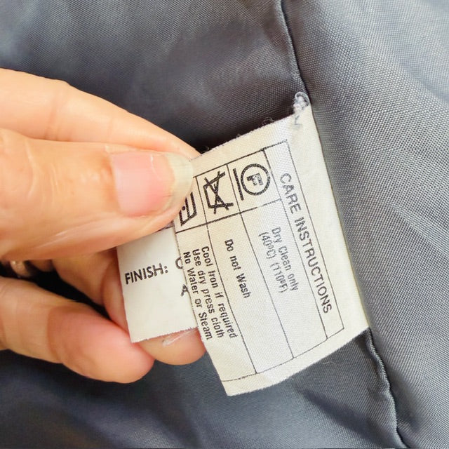 1980s nz vintage / HIDE SHOP / black leather jacket / 14 / made in nz (3912618437690922254)