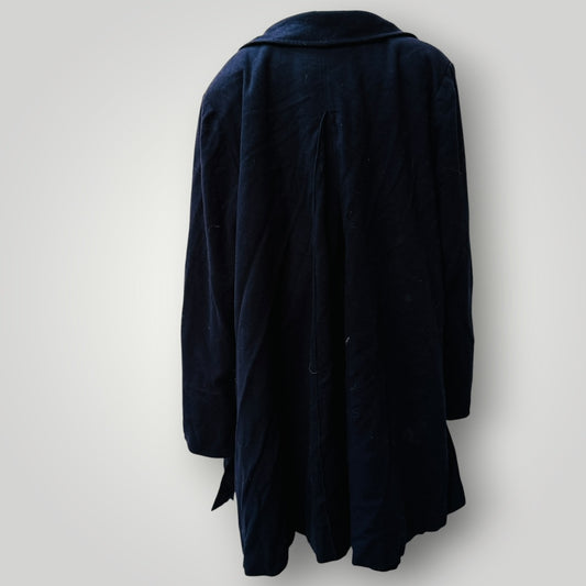 swing coat / navy blue / wool + cashmere / XXL (3913540687037482638)