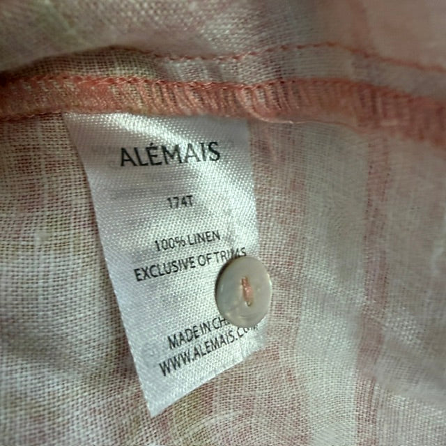 ALEMAIS / ursula bishop sleeve linen shirt / 10 (3914078620807436233)