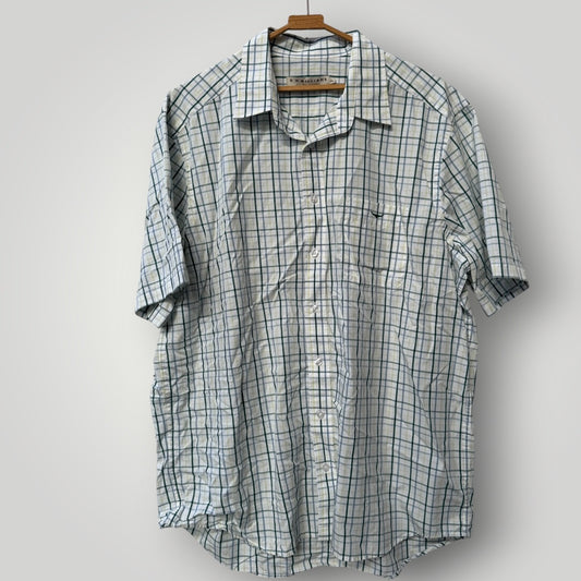 RM WILLIAMS / 'hervey' short sleeved check shirt / XXL (3914152182977935722)