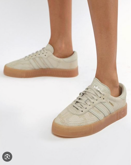 ADIDAS / samba rose / leather with gum platform sole / 37? (3914675966888131714)