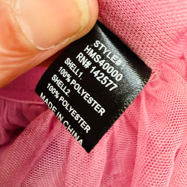 HAUTE MONDE / full pink tulle skirt / XL (3915003383523404406)