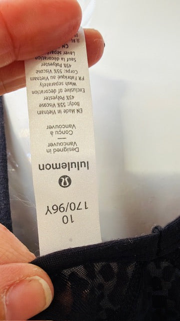 LULULEMON / semi sheer top / 10 (=14) (3915003590987159781)