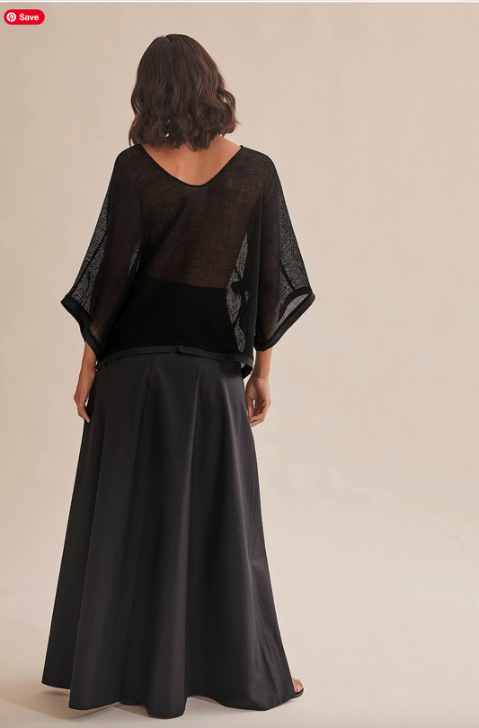 COUNTRY ROAD / mesh kimono sleeve top / s (3915007471817172825)