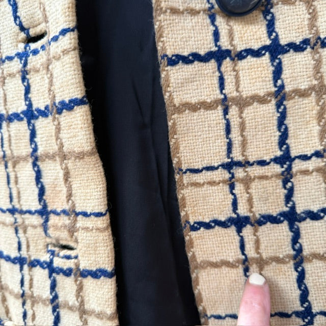 1960s nz vintage / GLAVEN / wool coat / s (3915354199358648688)