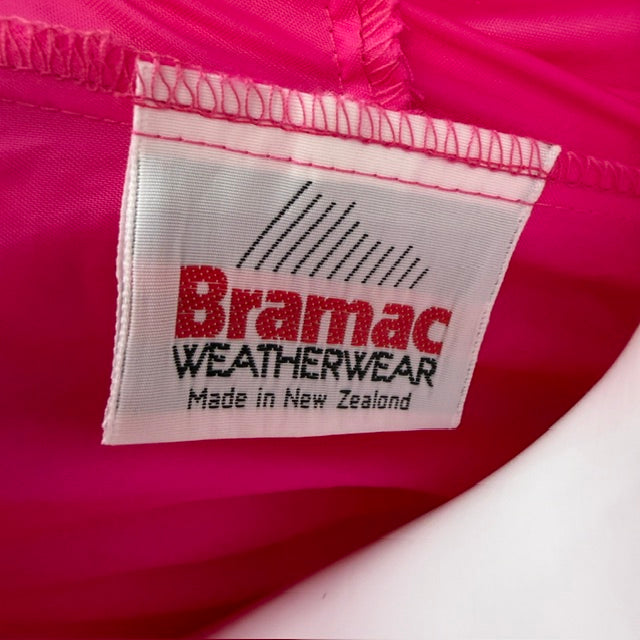 1980s vintage / BRAMAC / bright pink windbreaker anorak / M (3915531317565829539)