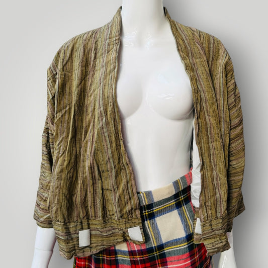 KIMONO / cropped jacket / possibly silk (3915533703250919463)