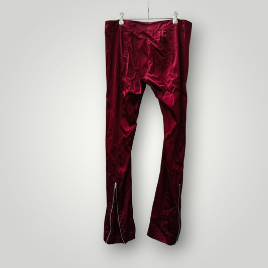 2000s nz vintage / PEARL / slinky red pants / 12 (3915872349559869314)