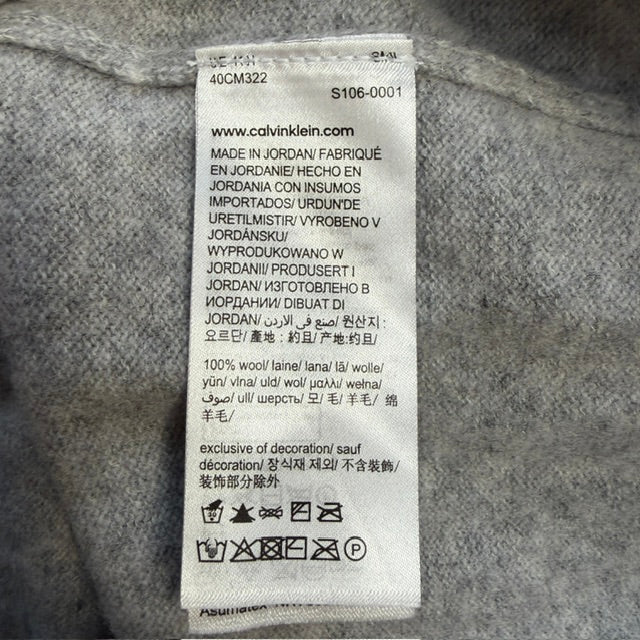CALVIN KLEIN / wool jumper / L (3916725305798329583)