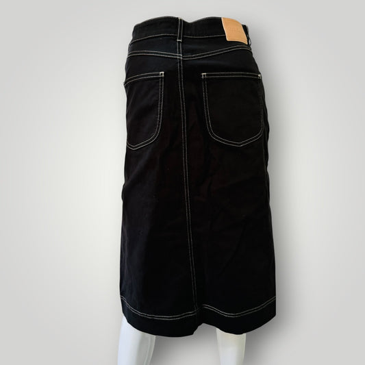 SEE BY CHLOÉ / high Rise Denim Skirt / black / 38 (3916725745887911133)