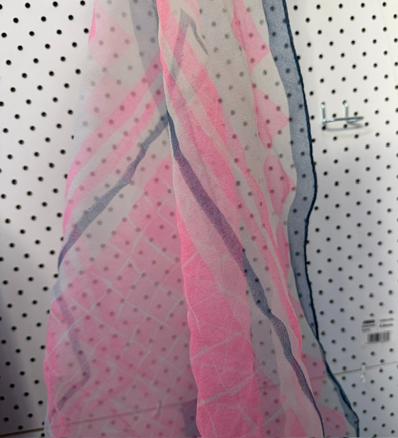 1960s vintage / chiffon scarf (3917078865898691043)
