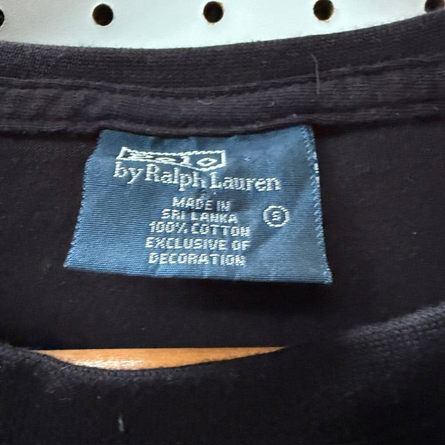 RALPH LAUREN / polo / navy logo tee / s (3917090902858908290)