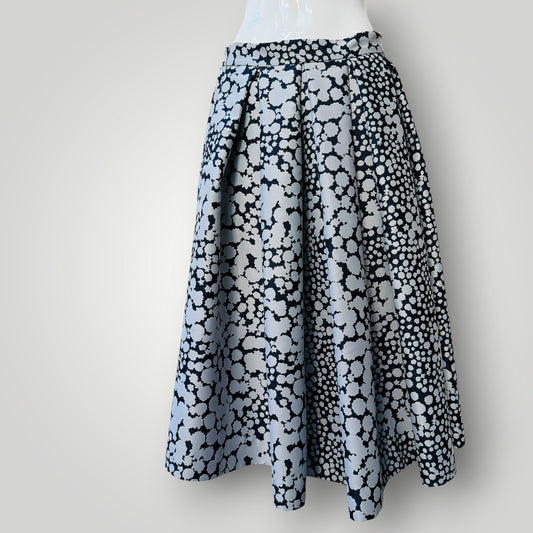 WORLD / midnight garden skirt in silk / s / made in nz / $699rrp (3917188591558077924)
