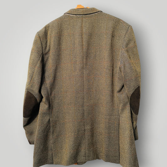 1970s german vintage / Schildt / wool tweed blazer / XL (3917847469365070166)