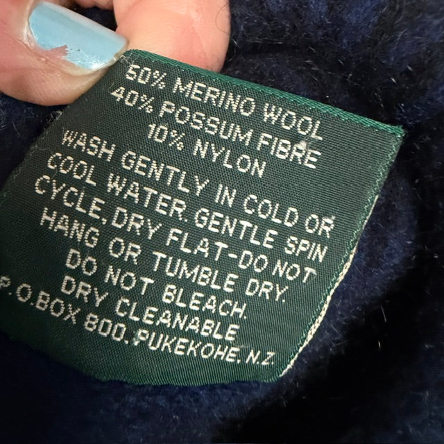 LOTHLORIAN / merino possum jumper with cowl neck / s (3918020988376533913)