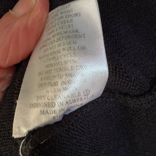 FIELDS / machine washable wool / high neck jumper / XL (3918299365628686461)