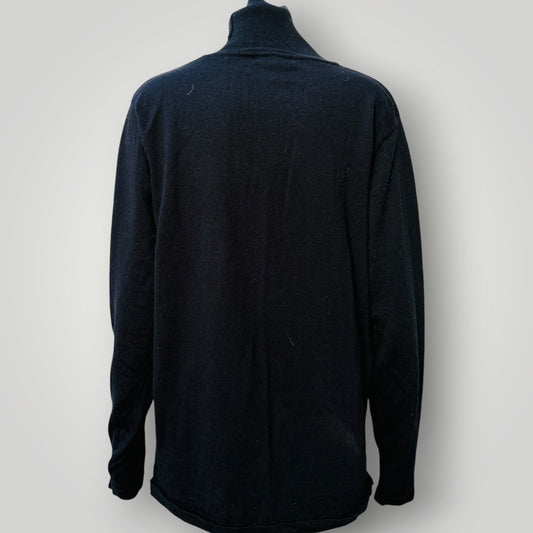 FIELDS / machine washable wool / high neck jumper / XL (3918299607448616930)