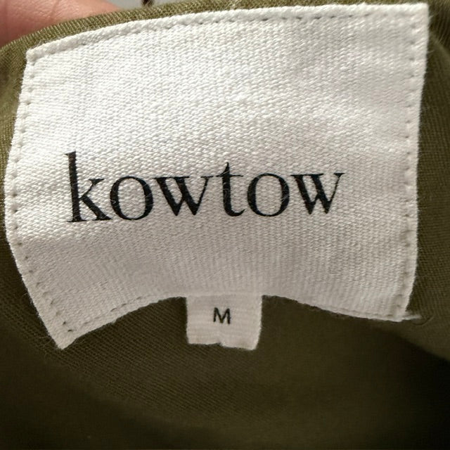 KOWTOW / notebook dress / moss green / m (3919577386066272616)