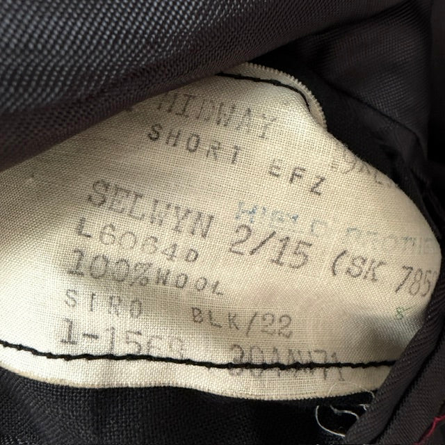 1970s nz vintage / DIPLOMAT / Drayton jones / dark grey wool blazer / L (3920093003786741147)