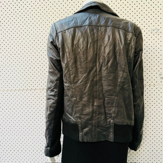 SABATINI /MUUBAA / soft black leather jacket / 10 (3920179225023282038)