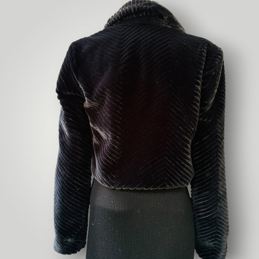 PILGRIM / faux fur jacket / s (3920179630841660169)