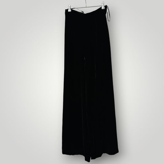 LIZ MITCHELL / brown velvet pants / s / made in nz (3921408471996712673)