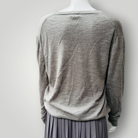 UNIQLO / wool v necked cardigan / L (3923827535533037305)