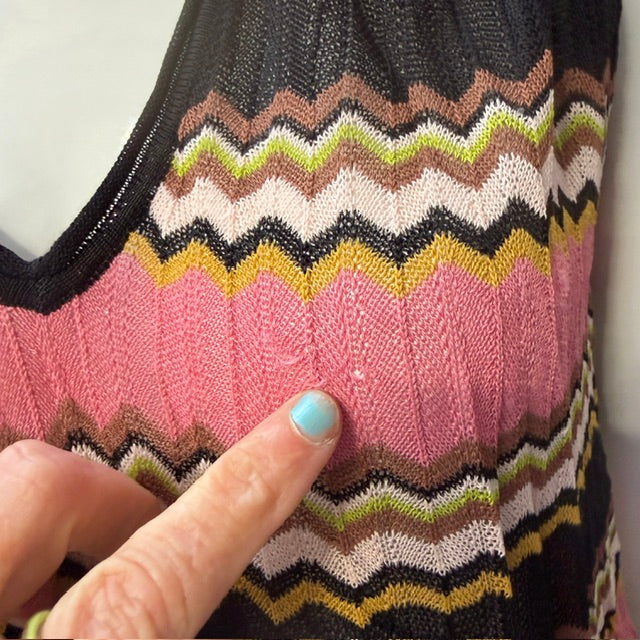 WHISTLES / striped knit tank / s (3923894381381674830)