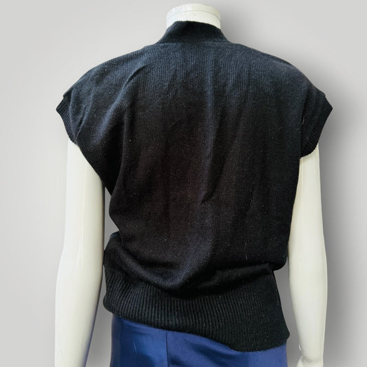 1990s nz vintage / SPORTS CONNECTION / cardigan vest / L (3925130370247866920)