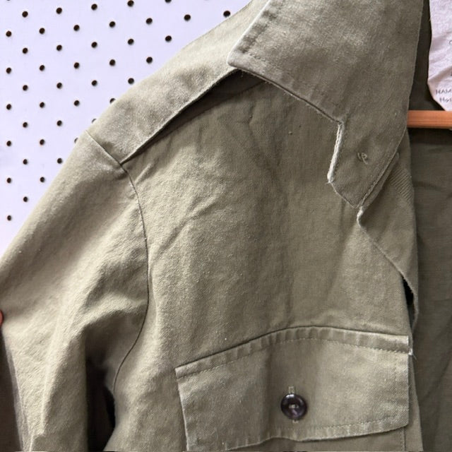 1970s/1980s vintage / Ben Sherman / British Army General Service (GS) shirt / m (3925206814550986174)