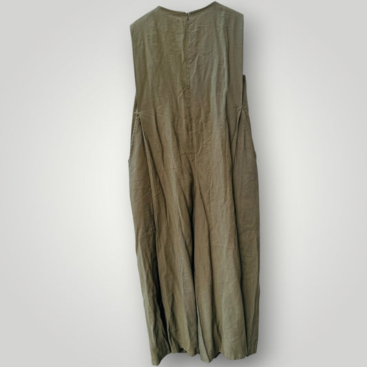 SILAS / japanese green culotte jumpsuit / free size (3925639686172356165)
