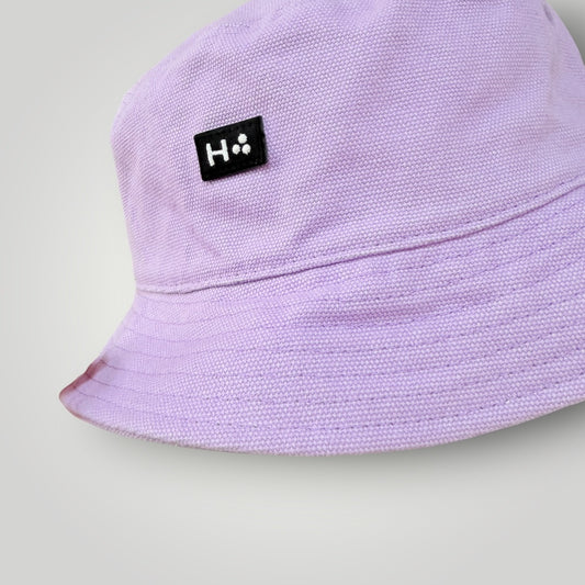 HUFFER / purple canvas bucket hat / one size / new with tags (3926140036160081978)