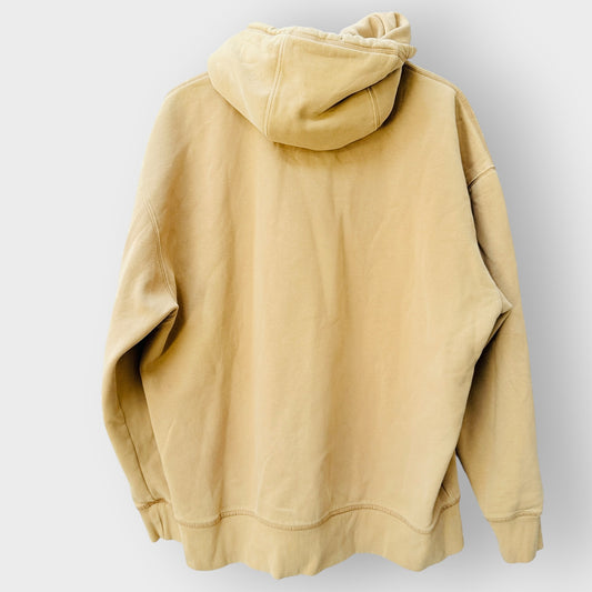 TOMMY JEANS / mustard logo cotton hoodie / XXL (3926847993768256087)