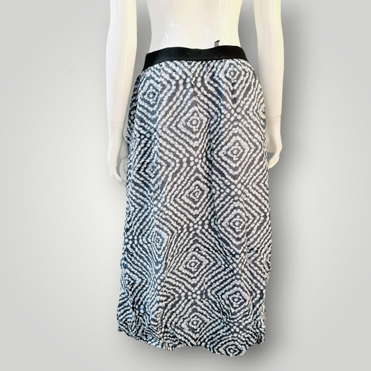 Siren - Geometric Printed Bubble Skirt - Size 12 (3927971343001562083)