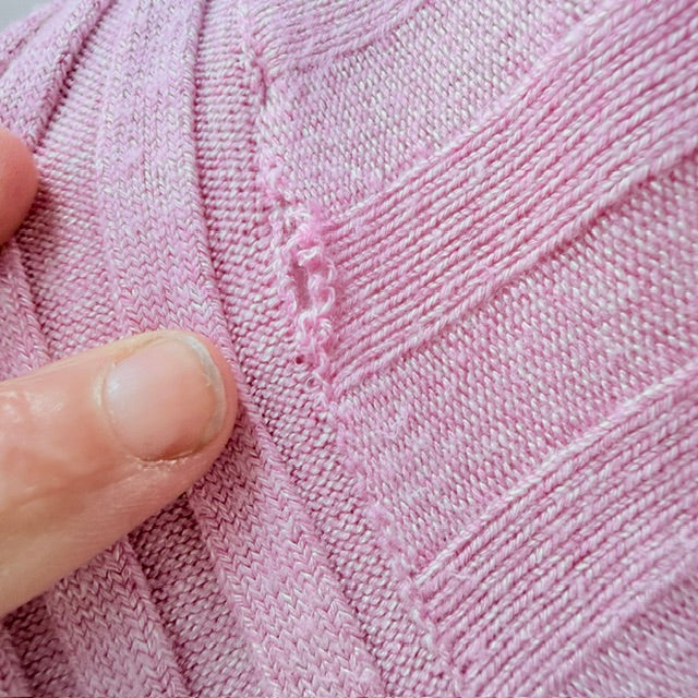 Acler - Twist Front Ribbed Knit Crop Sweater - Pink - Size 12 (3928077770730246230)