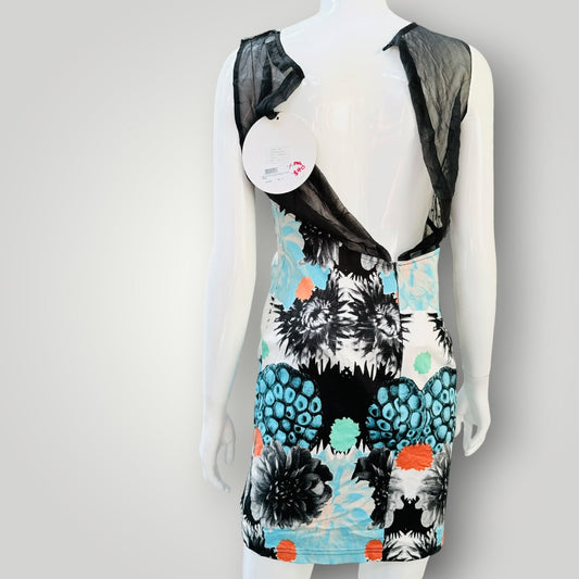 Maurie & Eve - Shadow Dress - Tropical Floral Print - Size 12 . new with tags (3928210923441522627)
