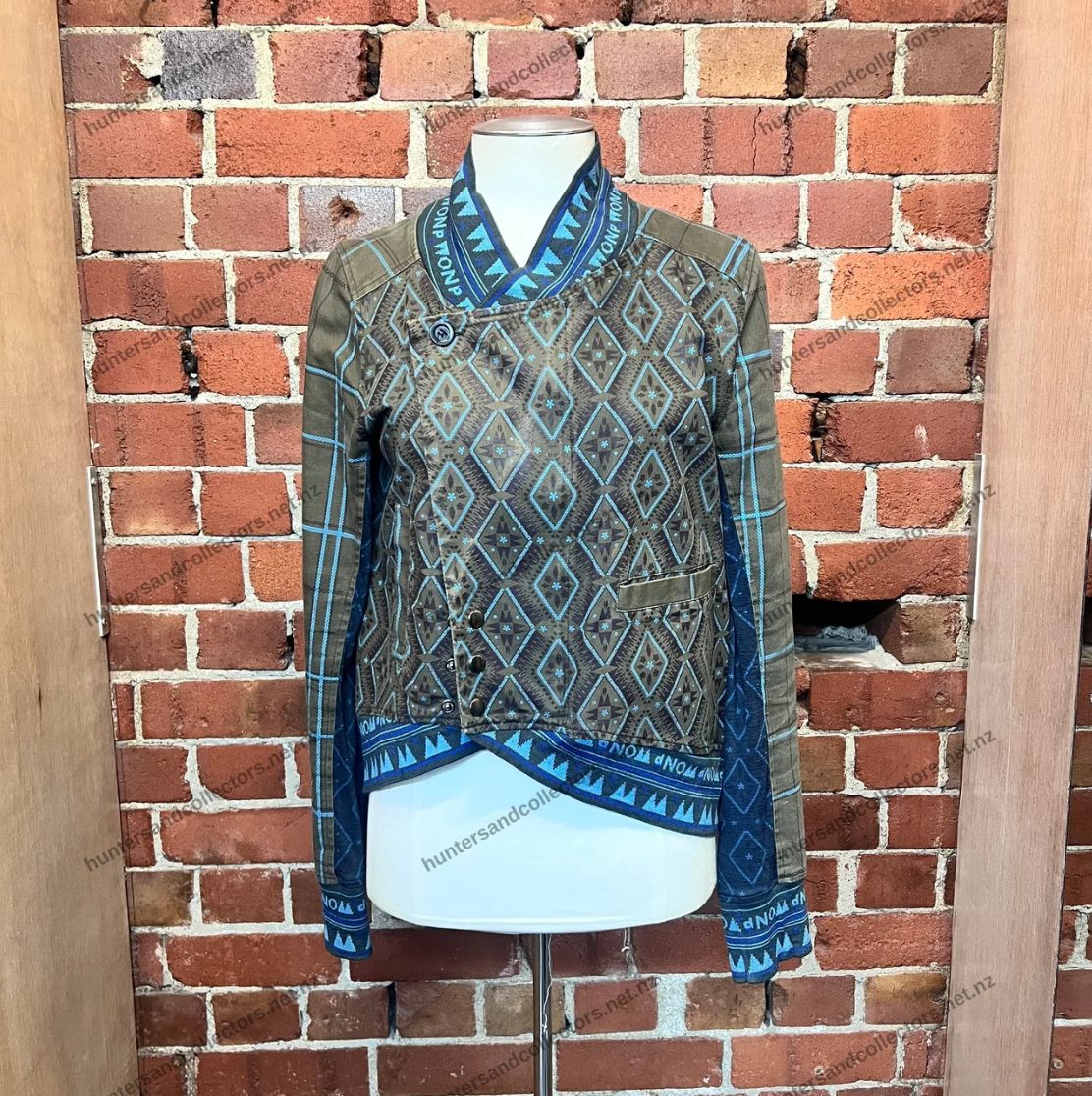 Nom*d - Long Sleeve Printed Top - Made in NZ - Size S (3928735069469559377)