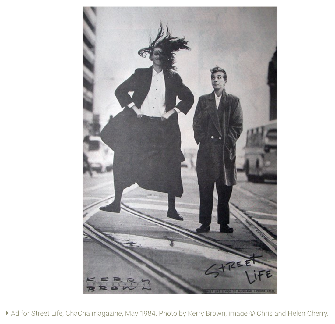 Helen Cherry / Streetlife - 1980s / 1990s kiwi designers