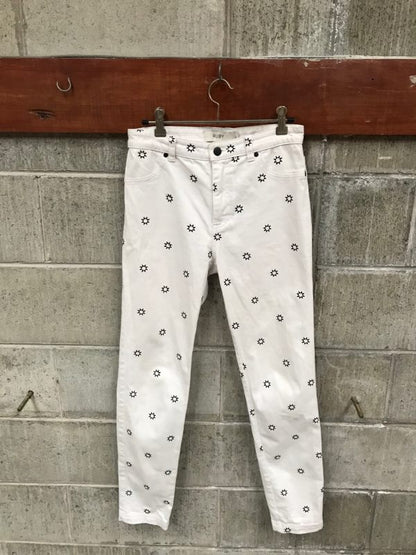 RUBY / white jeans with embroidery / 8 (3755782395293921839)