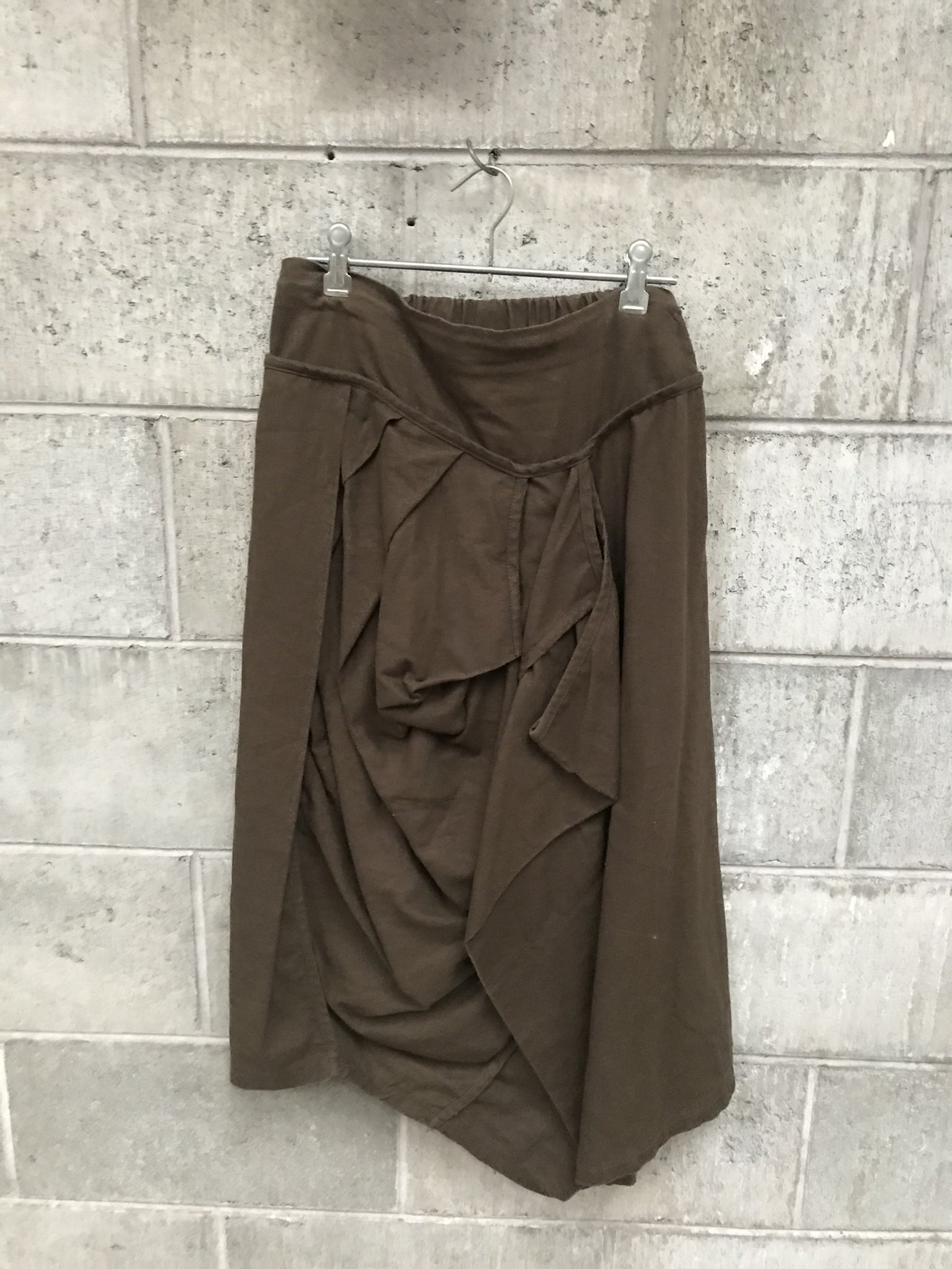 HANDMADE / linen skirt / s (3758015270964012228)